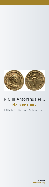 RIC III Antoninus Pius 442 — CANOA