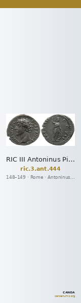 RIC III Antoninus Pius 444 — CANOA