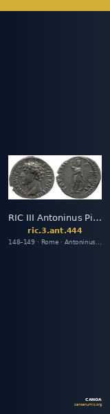 RIC III Antoninus Pius 444 — CANOA
