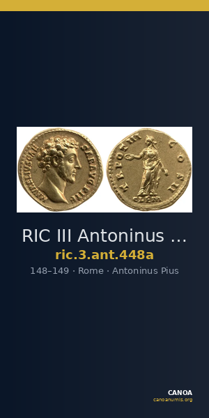 RIC III Antoninus Pius 448a — CANOA
