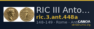 RIC III Antoninus Pius 448a — CANOA