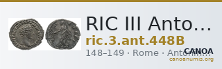 RIC III Antoninus Pius 448B — CANOA