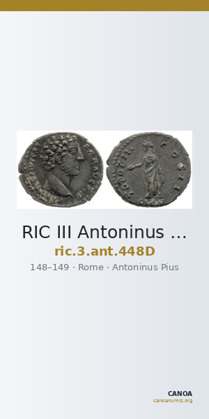 RIC III Antoninus Pius 448D — CANOA
