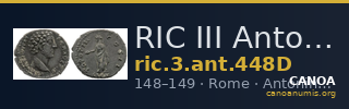 RIC III Antoninus Pius 448D — CANOA