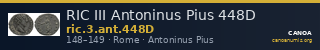 RIC III Antoninus Pius 448D — CANOA
