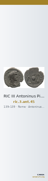 RIC III Antoninus Pius 45 — CANOA