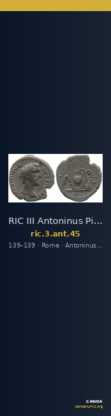 RIC III Antoninus Pius 45 — CANOA