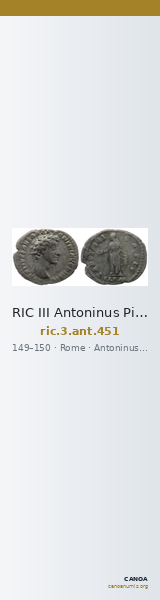 RIC III Antoninus Pius 451 — CANOA