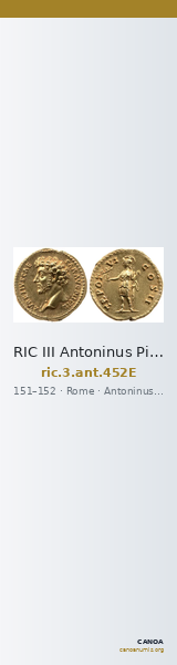 RIC III Antoninus Pius 452E — CANOA