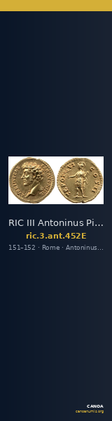 RIC III Antoninus Pius 452E — CANOA