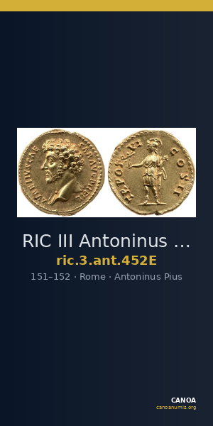 RIC III Antoninus Pius 452E — CANOA