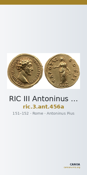 RIC III Antoninus Pius 456a — CANOA