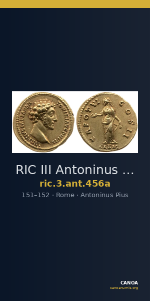RIC III Antoninus Pius 456a — CANOA