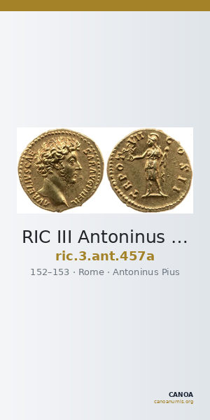 RIC III Antoninus Pius 457a — CANOA