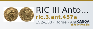 RIC III Antoninus Pius 457a — CANOA