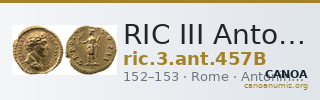 RIC III Antoninus Pius 457B — CANOA
