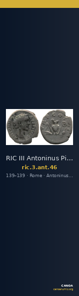 RIC III Antoninus Pius 46 — CANOA