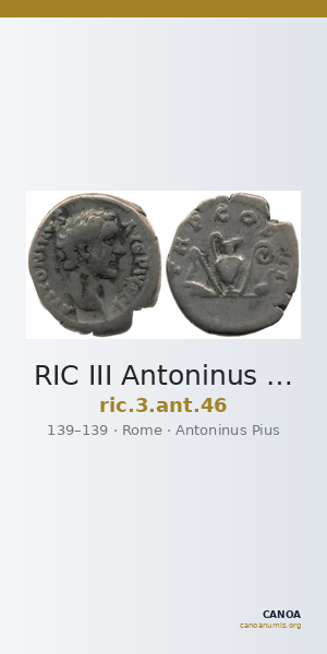 RIC III Antoninus Pius 46 — CANOA