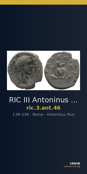 RIC III Antoninus Pius 46 — CANOA