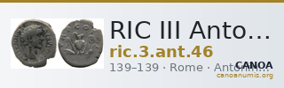 RIC III Antoninus Pius 46 — CANOA