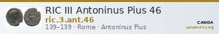 RIC III Antoninus Pius 46 — CANOA