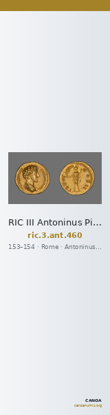 RIC III Antoninus Pius 460 — CANOA