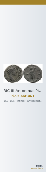 RIC III Antoninus Pius 461 — CANOA