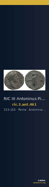 RIC III Antoninus Pius 461 — CANOA