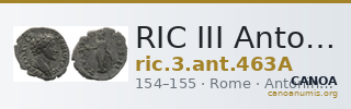 RIC III Antoninus Pius 463A — CANOA