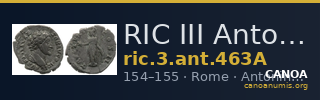 RIC III Antoninus Pius 463A — CANOA