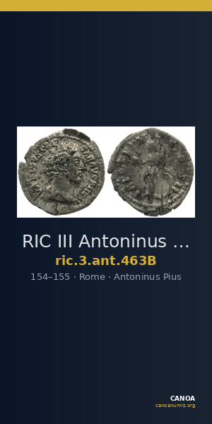 RIC III Antoninus Pius 463B — CANOA