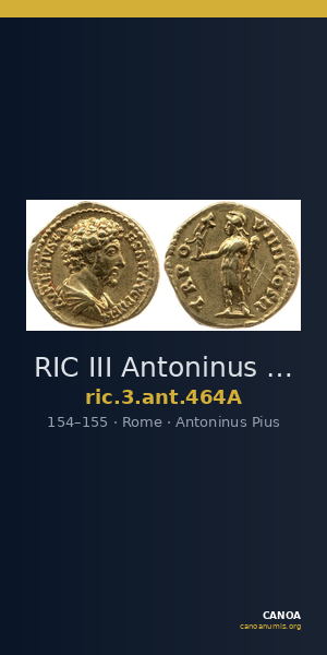 RIC III Antoninus Pius 464A — CANOA