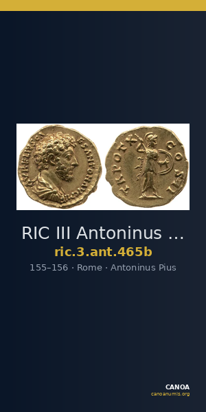 RIC III Antoninus Pius 465b — CANOA