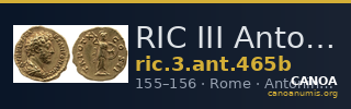RIC III Antoninus Pius 465b — CANOA