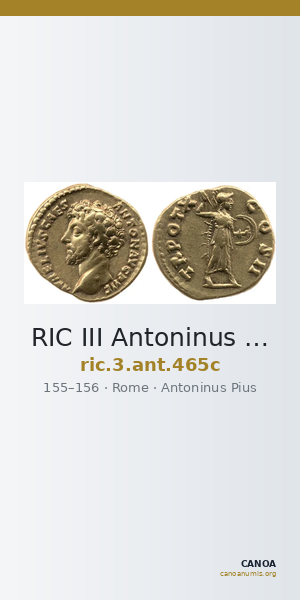 RIC III Antoninus Pius 465c — CANOA
