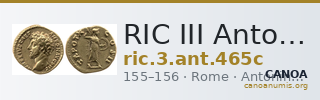 RIC III Antoninus Pius 465c — CANOA