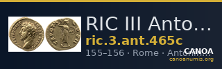 RIC III Antoninus Pius 465c — CANOA