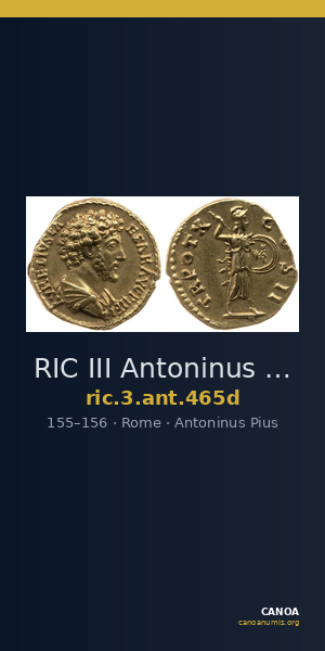 RIC III Antoninus Pius 465d — CANOA