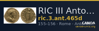 RIC III Antoninus Pius 465d — CANOA