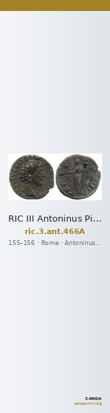 RIC III Antoninus Pius 466A — CANOA