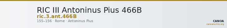 RIC III Antoninus Pius 466B — CANOA