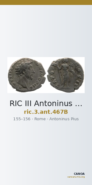 RIC III Antoninus Pius 467B — CANOA