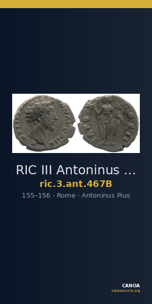 RIC III Antoninus Pius 467B — CANOA