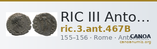 RIC III Antoninus Pius 467B — CANOA