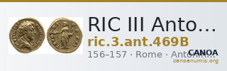 RIC III Antoninus Pius 469B — CANOA