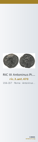 RIC III Antoninus Pius 470 — CANOA
