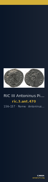RIC III Antoninus Pius 470 — CANOA