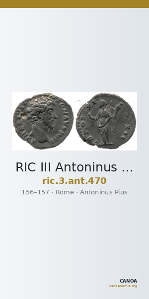 RIC III Antoninus Pius 470 — CANOA