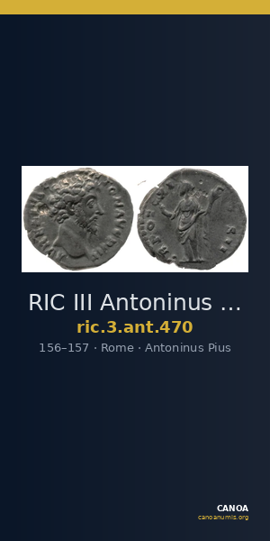 RIC III Antoninus Pius 470 — CANOA