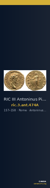 RIC III Antoninus Pius 474A — CANOA